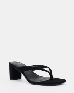 NEAVE BLACK NUBUCK High Heels