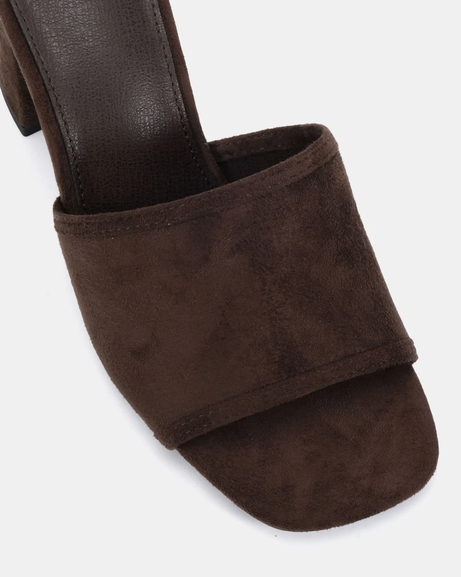 NICOLE ESPRESSO SUEDE Mules