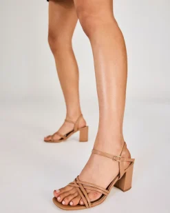 NIRELLA CAMEL Block Heels