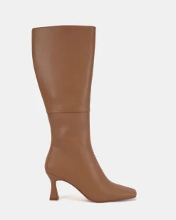 OCTAVIA Sand Long Boots
