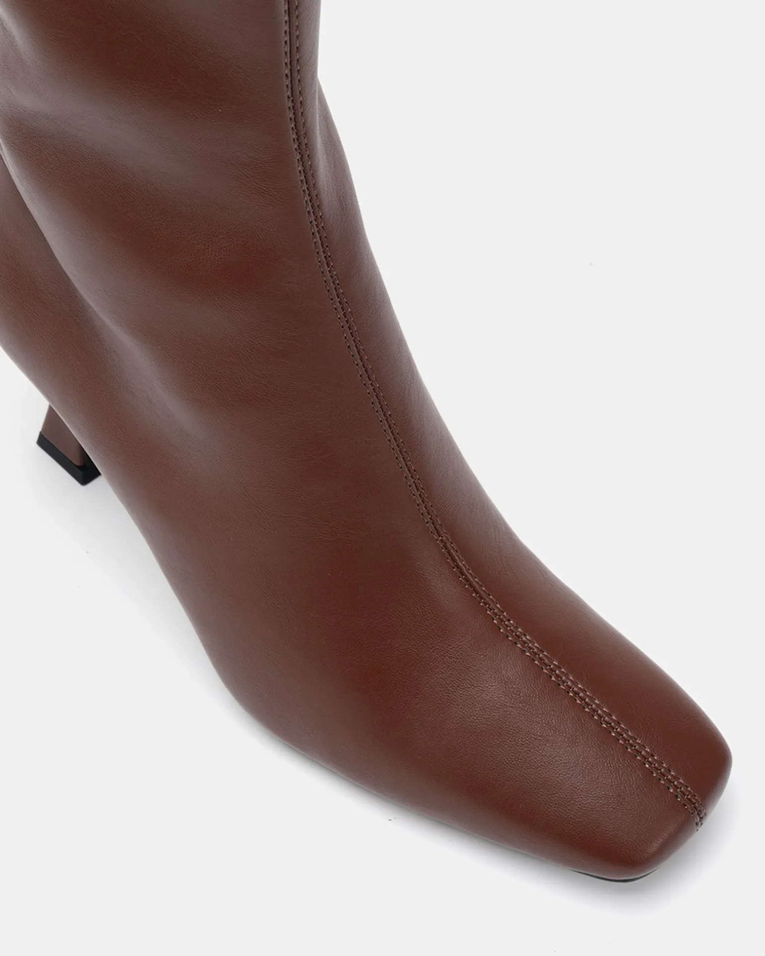 OCTAVIA WIDE MILK CHOCOLATE Long Boots