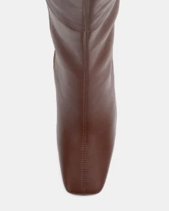 OCTAVIA WIDE MILK CHOCOLATE Long Boots