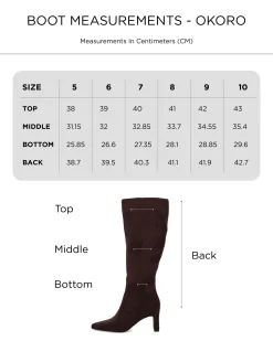 OKORO BLACK Long Boots