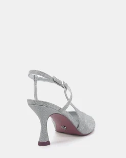 PAGODA SILVER High Heels