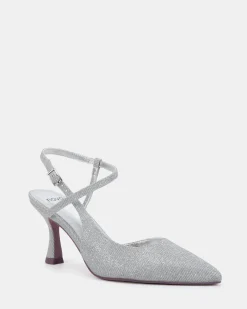PAGODA SILVER High Heels