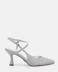 PAGODA SILVER High Heels