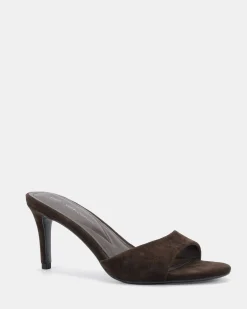 PALAN ESPRESSO LEATHER SUEDE Mules