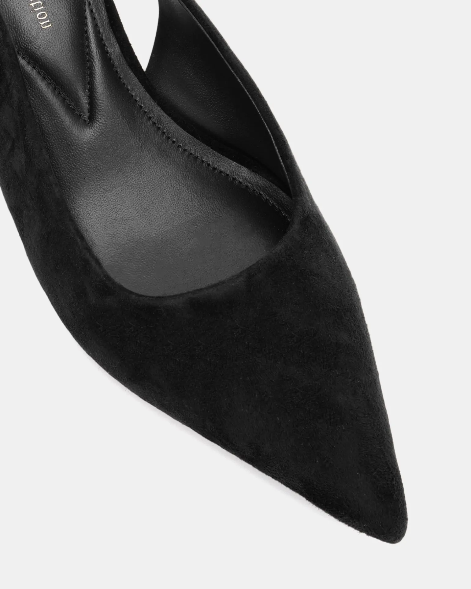 PALLY BLACK LEATHER SUEDE Pumps