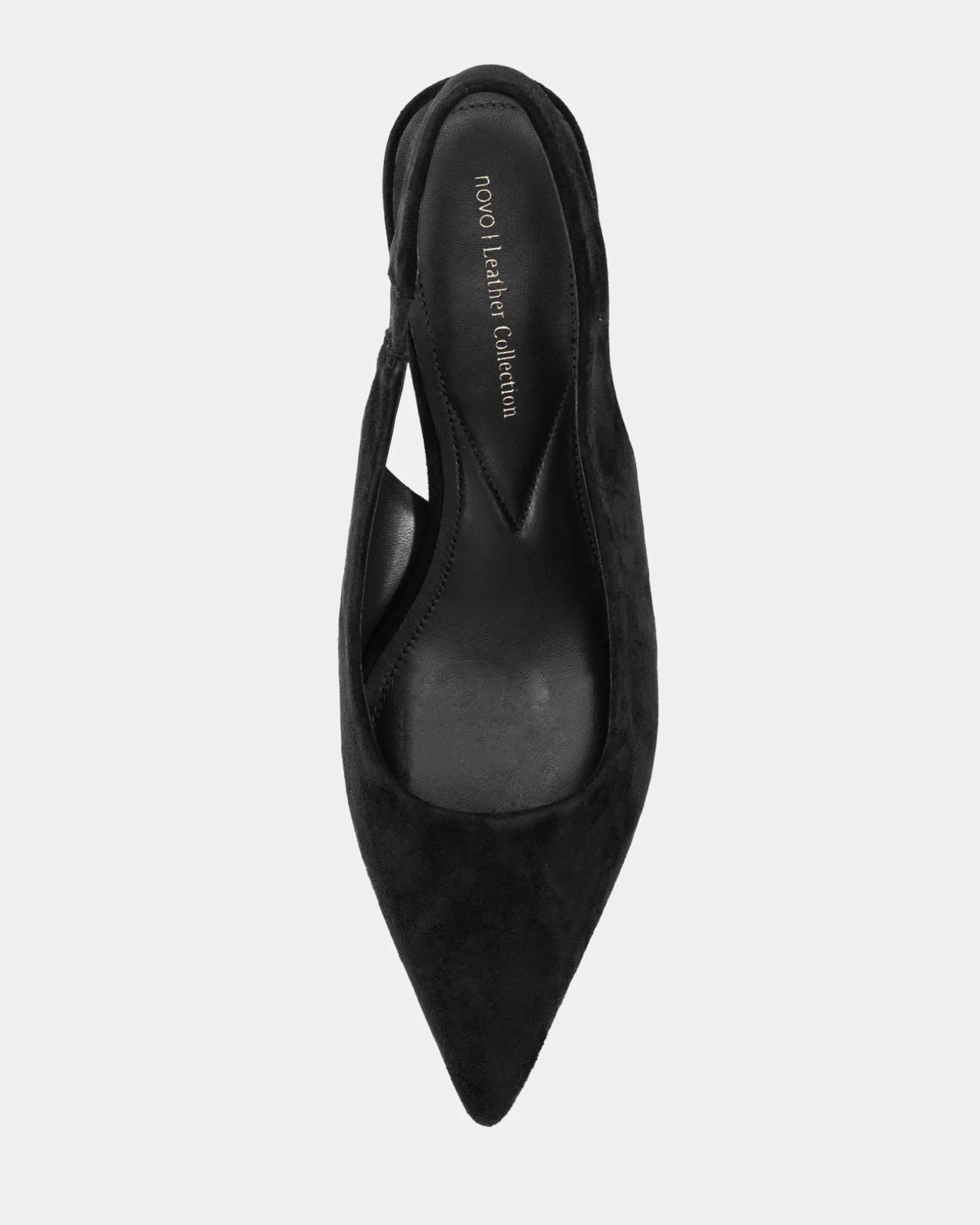 PALLY BLACK LEATHER SUEDE Pumps