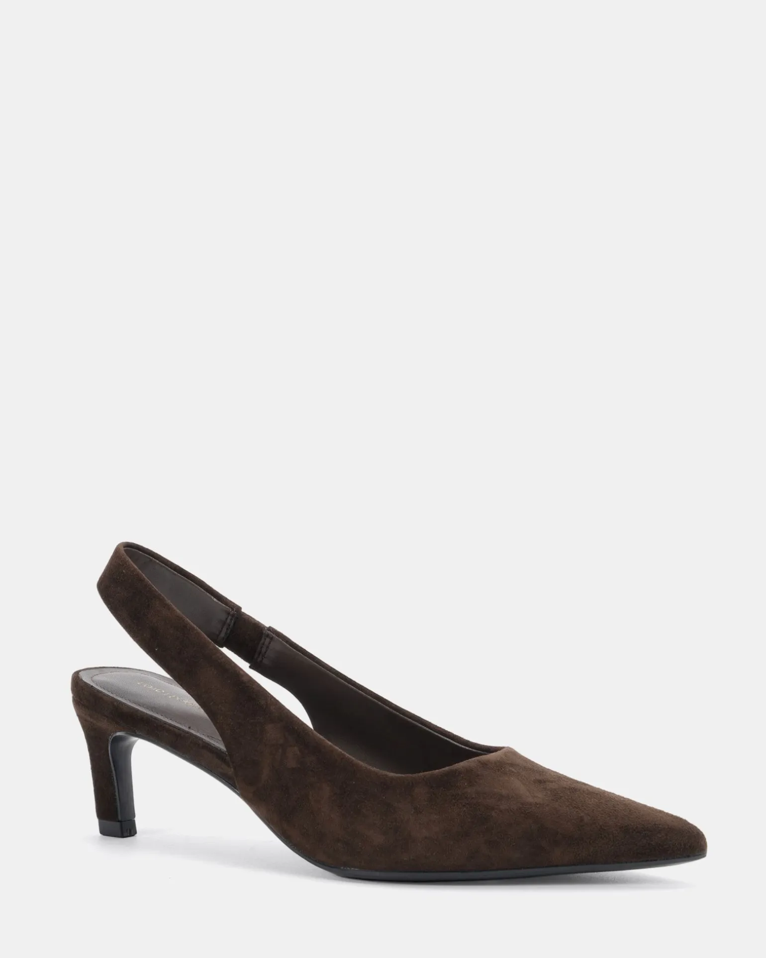 PALLY ESPRESSO LEATHER SUEDE Pumps
