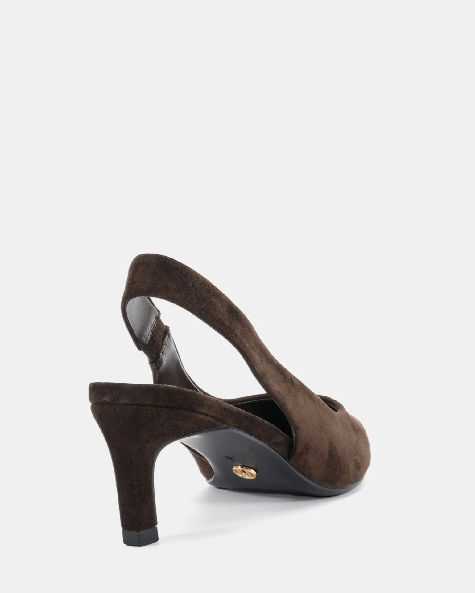 PALLY ESPRESSO LEATHER SUEDE Pumps