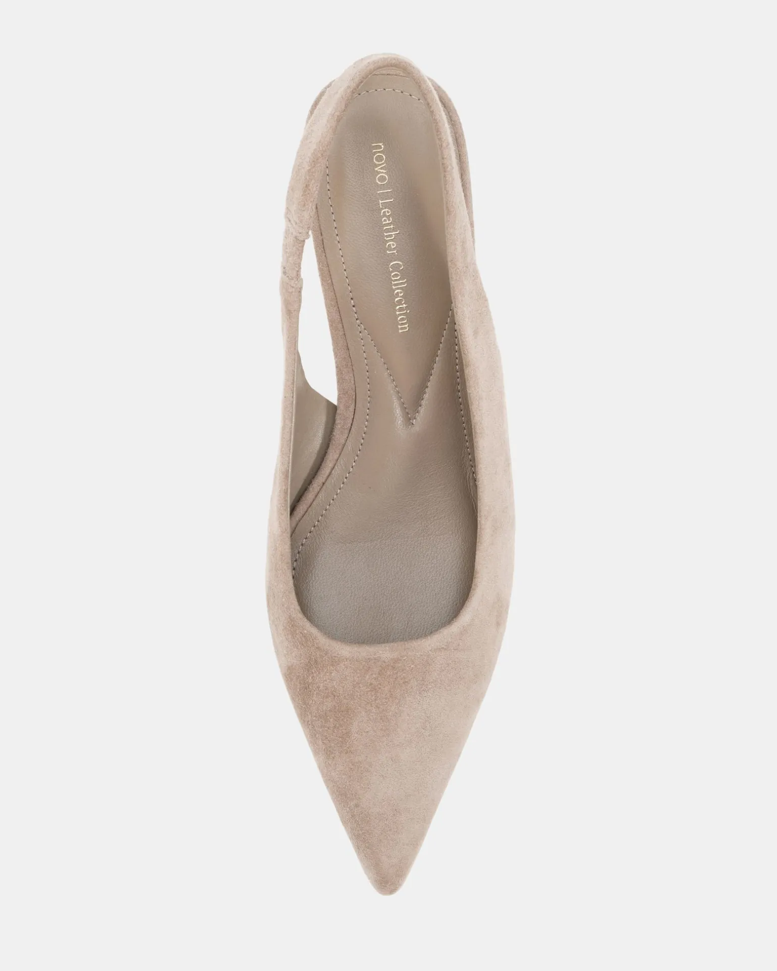 PALLY TAUPE LEATHER SUEDE Pumps