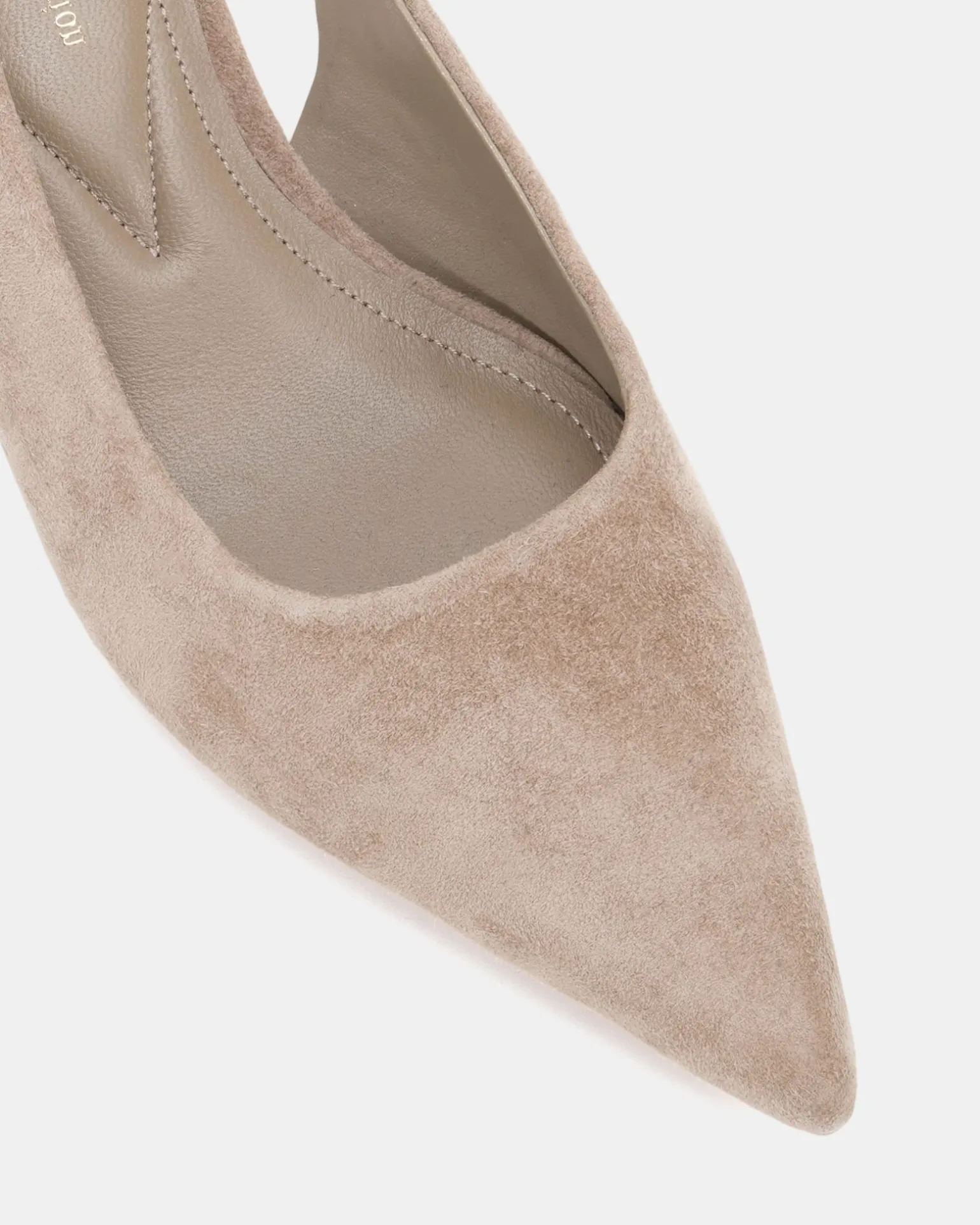 PALLY TAUPE LEATHER SUEDE Pumps