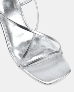 PASSO SILVER Strappy Sandals