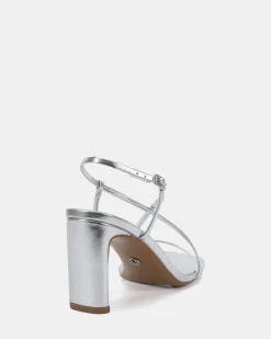 PASSO SILVER Strappy Sandals