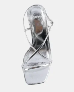 PASSO SILVER Strappy Sandals