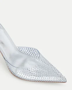 PATTI SILVER Closed Toe Heels