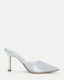 PATTI SILVER Closed Toe Heels