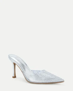 PATTI SILVER Closed Toe Heels