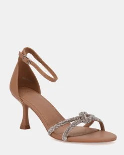 PERSEUS CAMEL Kitten Heels