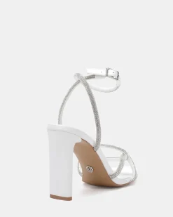 POWERFUL WHITE High Heels