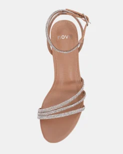 PRESCOTT CAMEL Block Heels