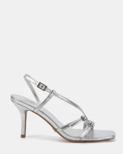 PRETEND SILVER High Heels