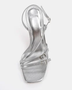 PRETEND SILVER High Heels