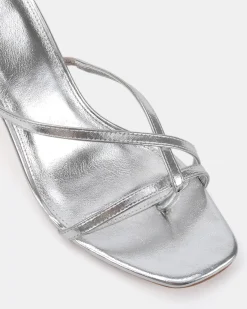 PUMPKIN SILVER High Heels