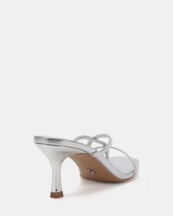PUMPKIN SILVER High Heels