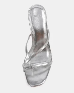 PUMPKIN SILVER High Heels