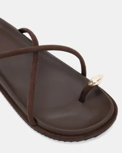 RADDIX ESPRESSO SUEDE Sandals