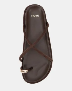 RADDIX ESPRESSO SUEDE Sandals