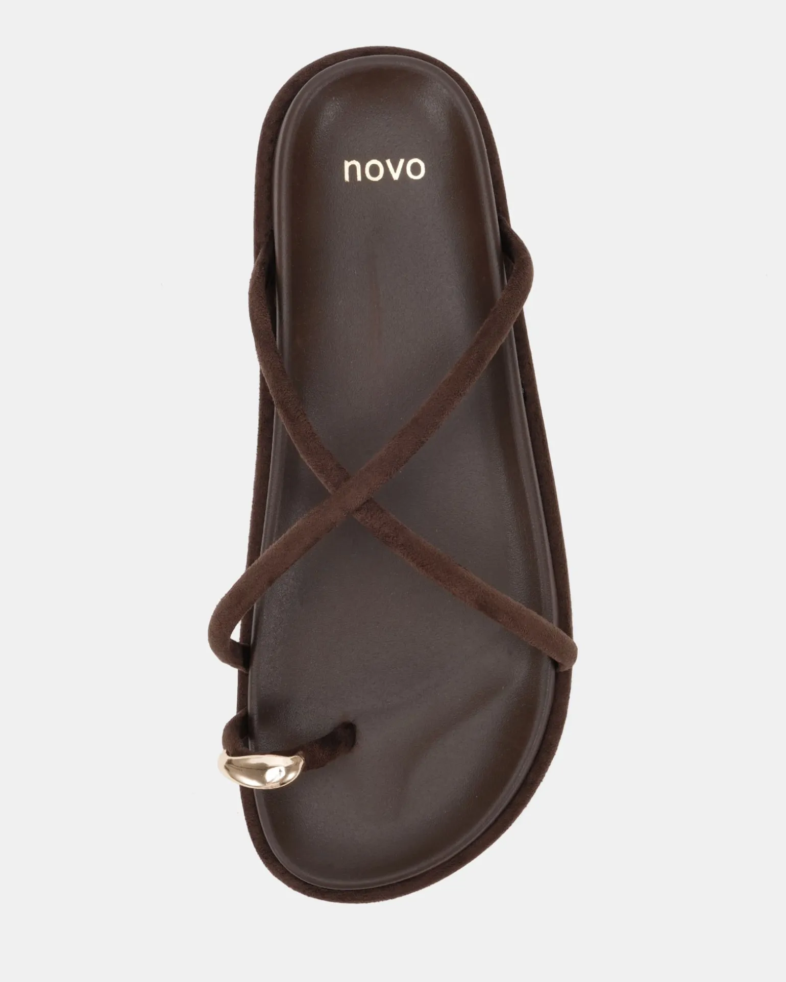 RADDIX ESPRESSO SUEDE Sandals