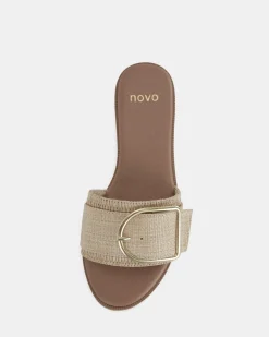 RENE NATURAL RAFFIA Sandals