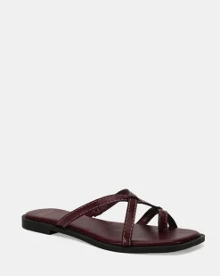 RORIE DEEP RED Sandals
