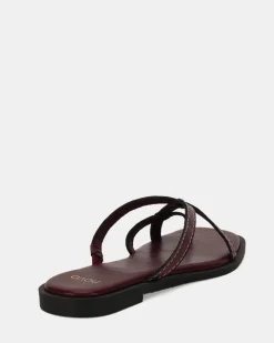RORIE DEEP RED Sandals