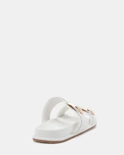 ROSALYN WHITE Flat Sandals