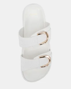 ROSALYN WHITE Flat Sandals