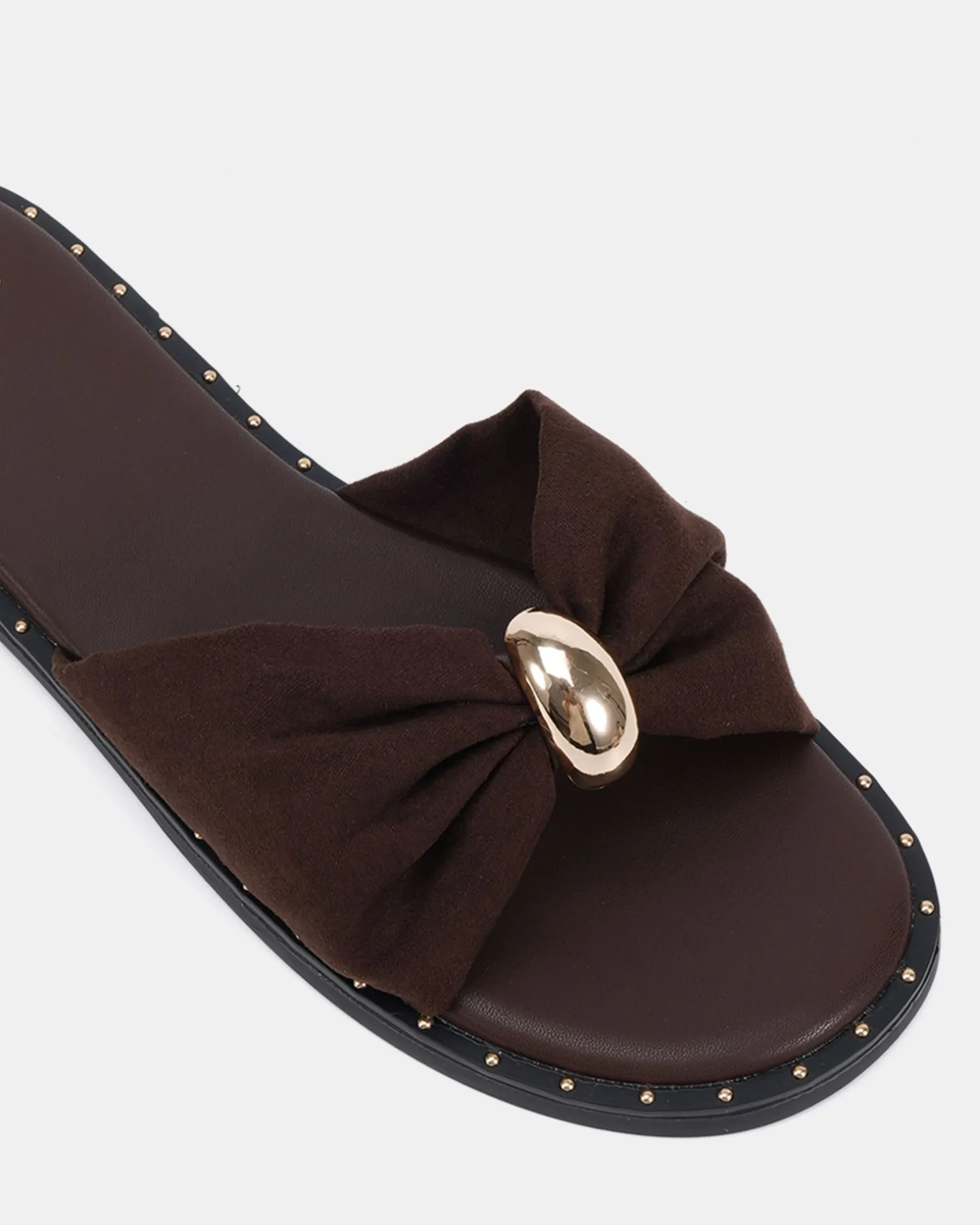SAANVI ESPRESSO SUEDE Sandals