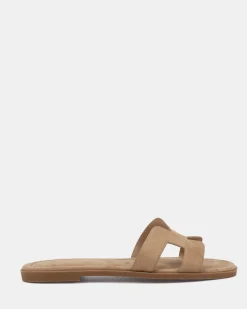 SACHIE BISCOFF SUEDE Flat Sandals