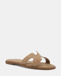 SACHIE BISCOFF SUEDE Flat Sandals