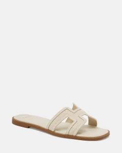 SACHIE CREAM LINEN Sandals