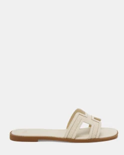 SACHIE CREAM LINEN Sandals