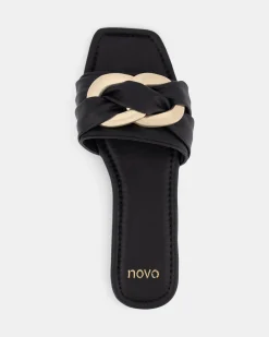 SAGAR BLACK Sandals