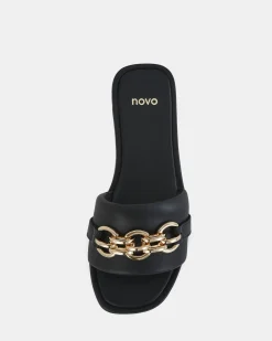 SAHERA BLACK Sandals