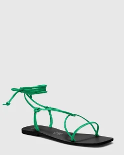 SANFRANSISCO GREEN Strappy Sandals
