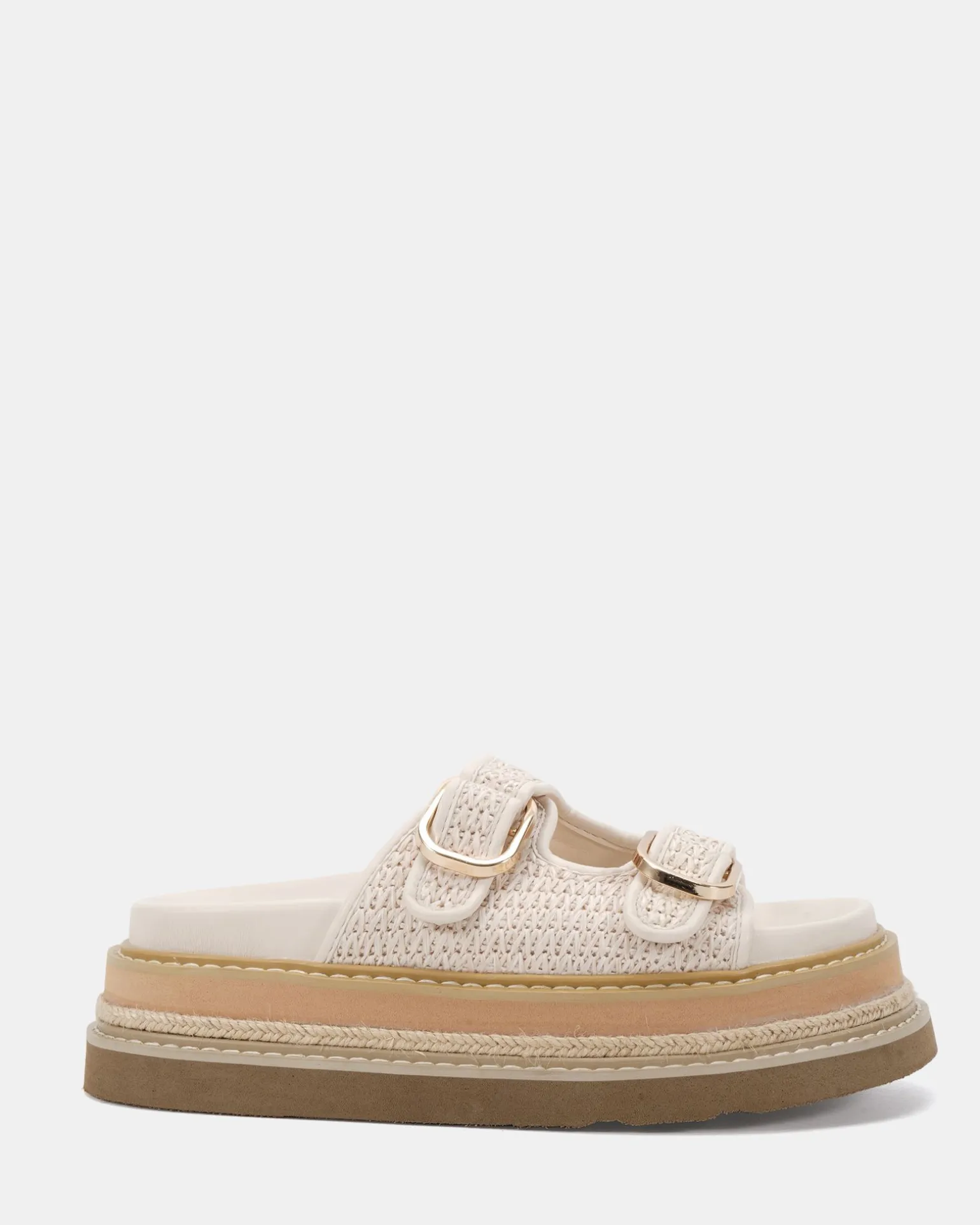 SARAIRA CREAM RAFFIA Sandals