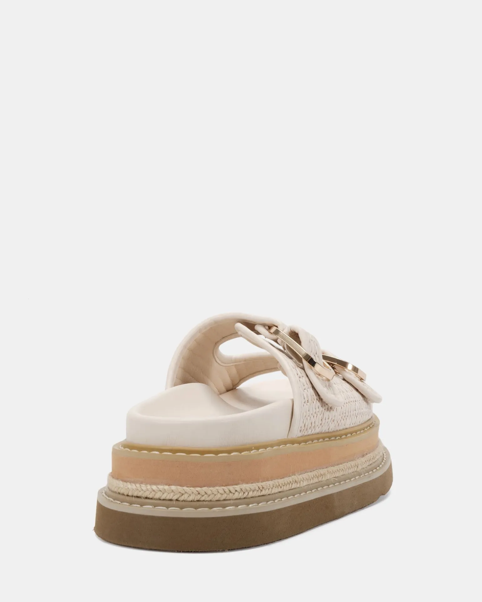 SARAIRA CREAM RAFFIA Sandals