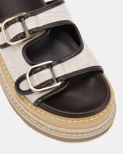 SARAIRA ESPRESSO Sandals